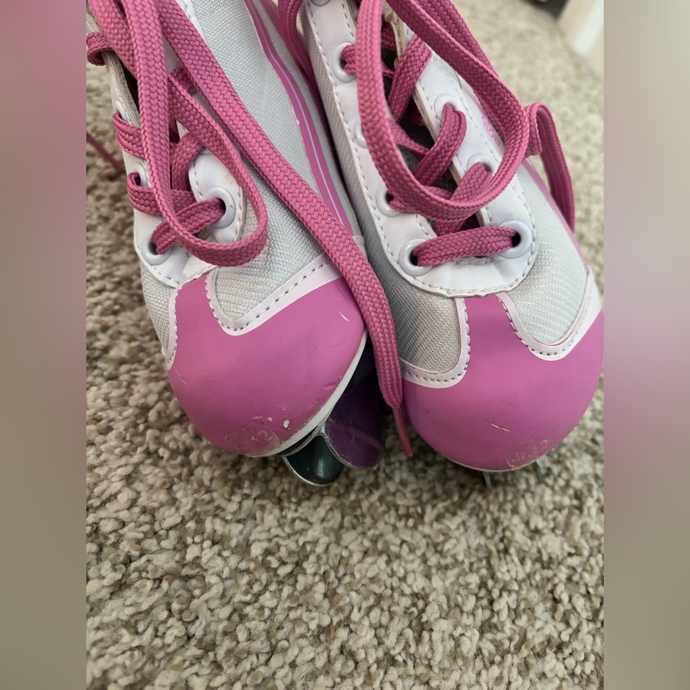 Starglide Girls Double Runner Figure Ice Skate Pink & White - Jr12 - Picture 2 of 6